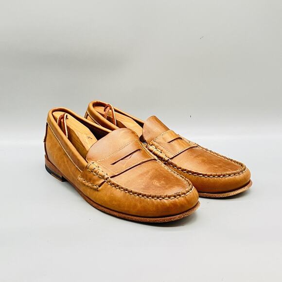 Sebago Shoes Men 9 Brown Leather Genuine Handsewn Penny Loafers Casual Comfort main image 7